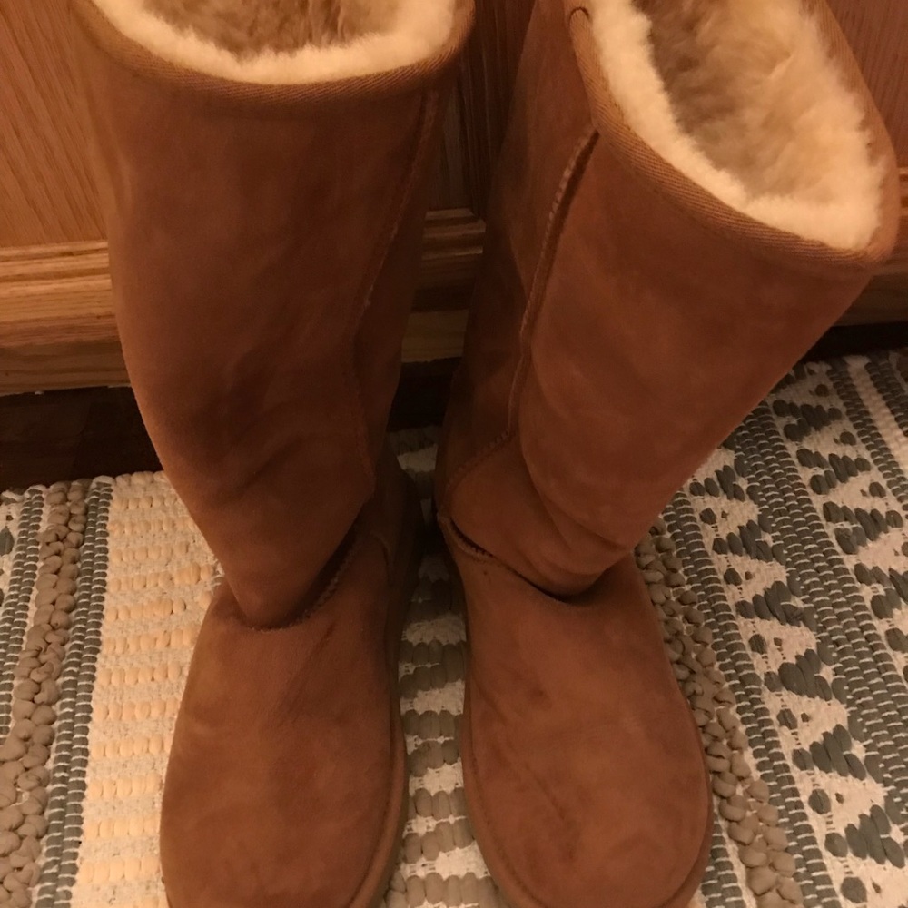 Lightly worn Tall Chesnut Ugg’s